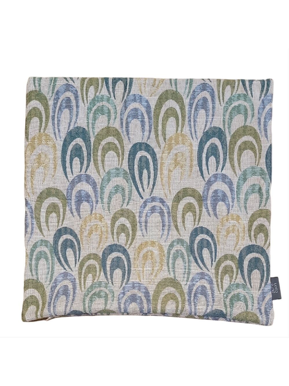 PureDown Multicolor Textured Pattern Fabric 17" Square Pillow Cover Set of 5 EUC